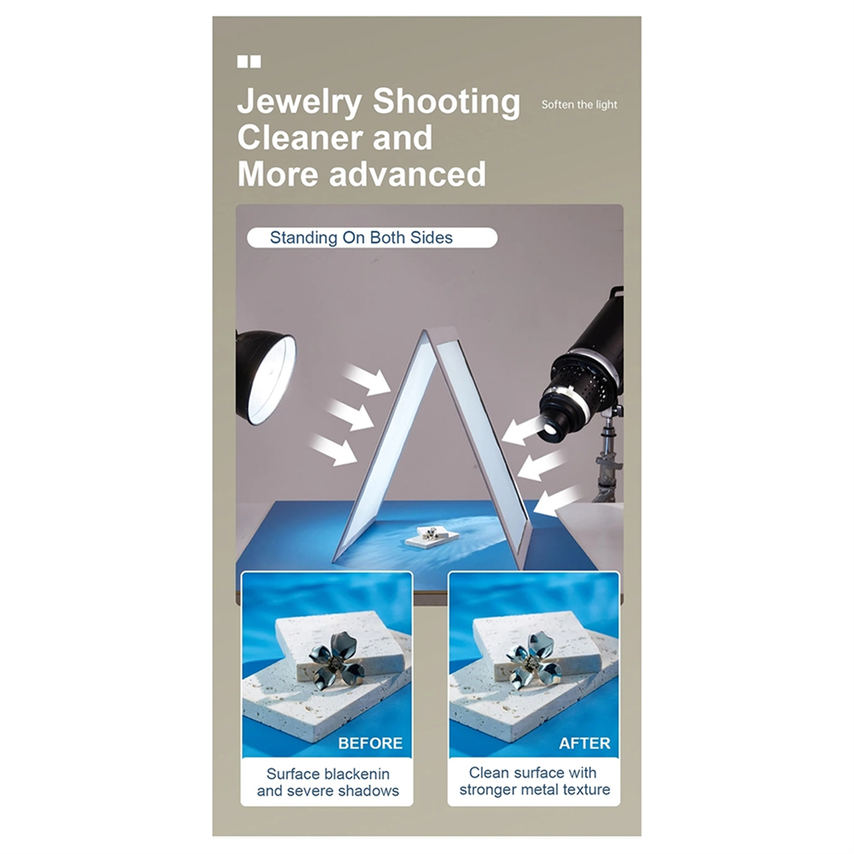 Photography Lighting For Jewelry - 2025 + Foldable Photography Diffuser SoftBox