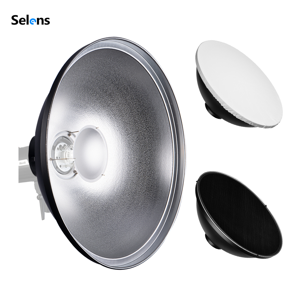 Beauty Dish 55Cm - Selens 30/42/55cm Beauty Dish Reflector Lamp