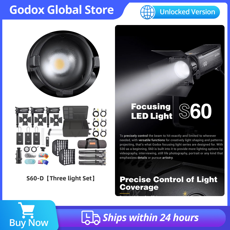 Photography Lighting Indoor - Godox Focusing LED Photography Continuous adjustable