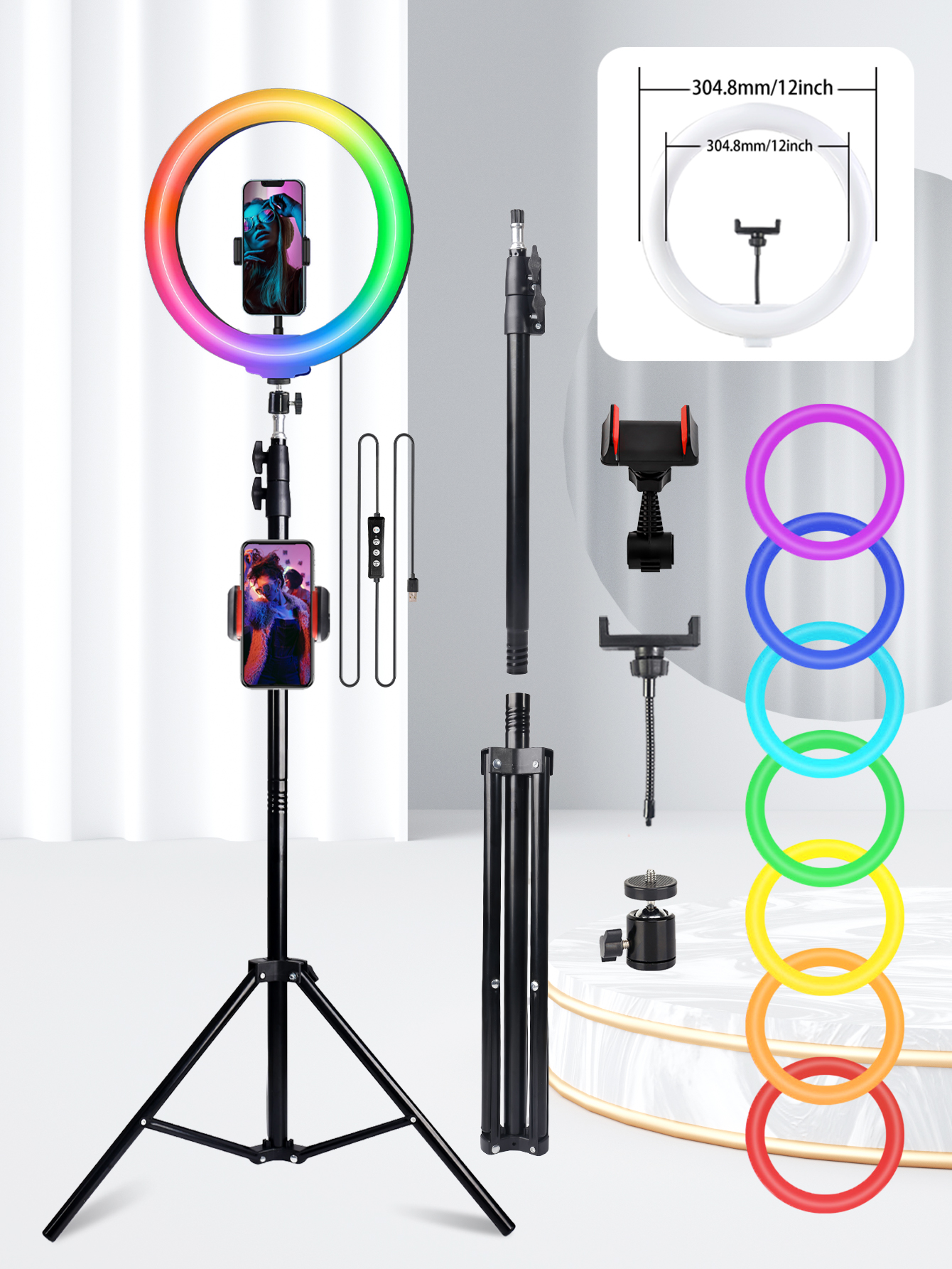 Photography Lighting Description - A 10 Inch Professional Selfie Ring