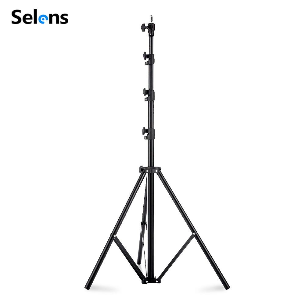 Photography Lighting Softbox - Selens 2.2~3.95M Light Stand with Air