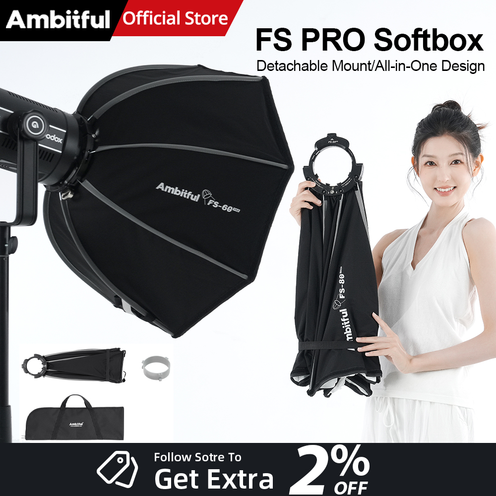 Photography Lighting Box - AMBITFUL FS40Pro FS60Pro Quick-Install Bowens Mount