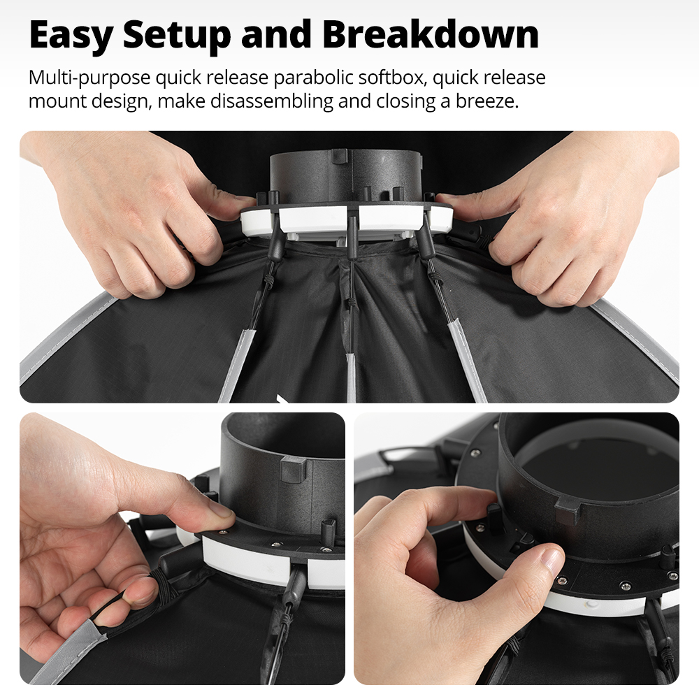 Beauty Dish 55Cm - AMBITFUL PS30/PS50 SE 30cm 55cm Quickly