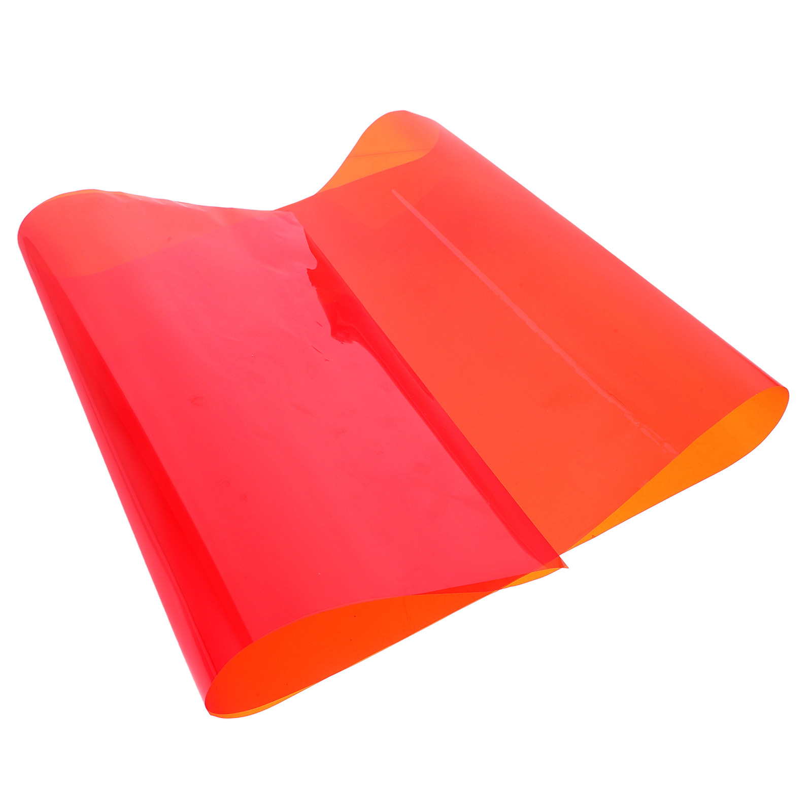 Photography And Lighting - Orange Static Cling Window Film Transparent