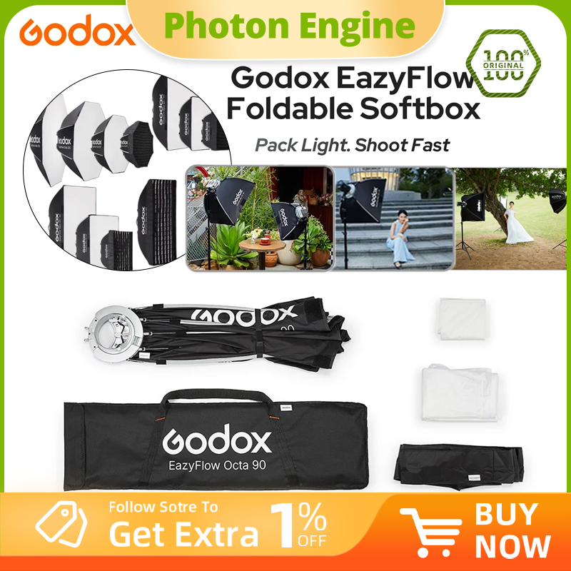 Photography Lighting Box - Godox EazyFlow series Foldable Softbox Bowens