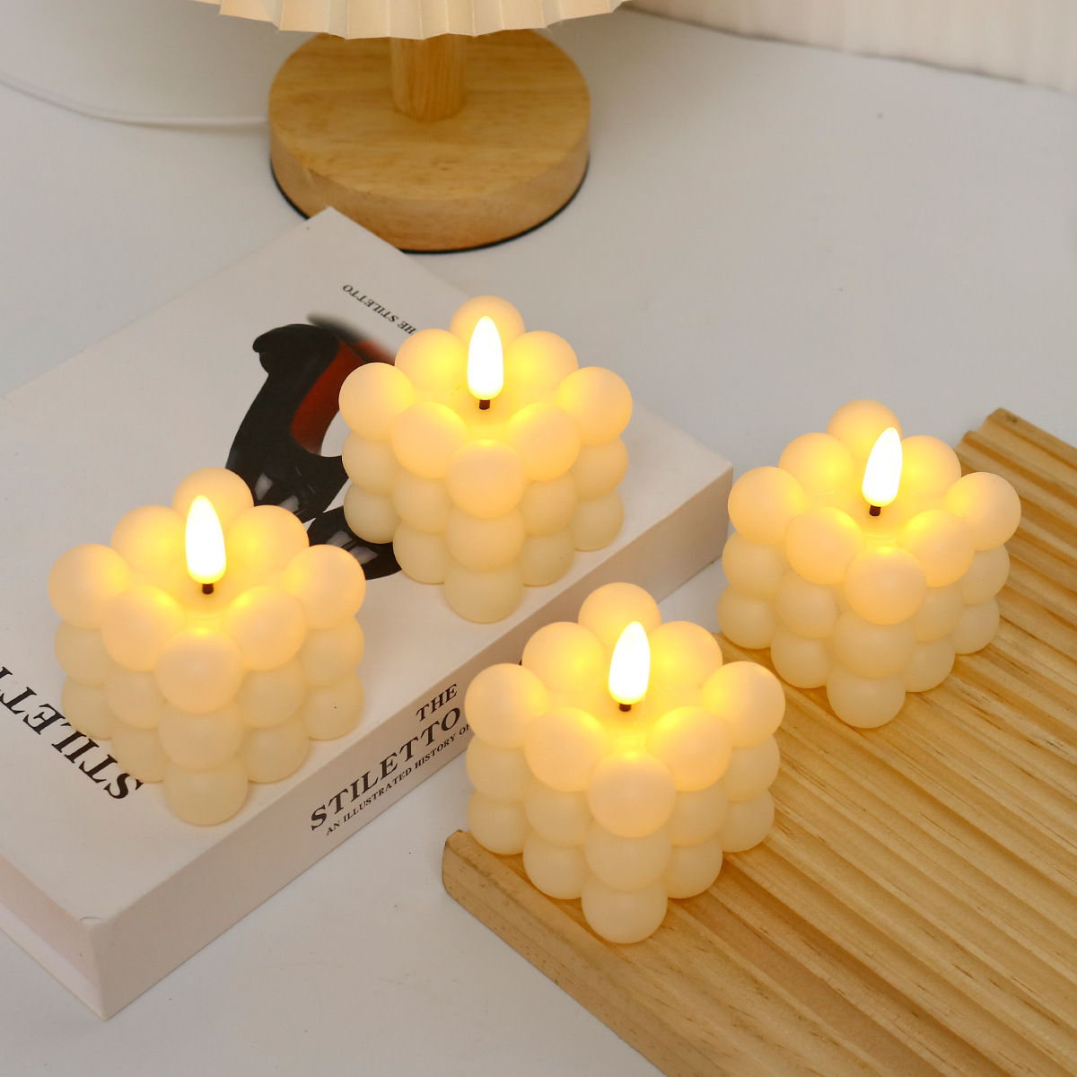 Led Candle  Cube for Wedding,  - đánh giá và giá Photography And Lighting