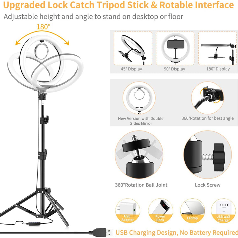 16/26/33cm Selfie Ring Light P - đánh giá và giá Photography Lighting Description