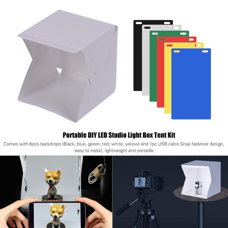 【C】Portable LED Photo Studio L - đánh giá và giá Photography Lighting Case