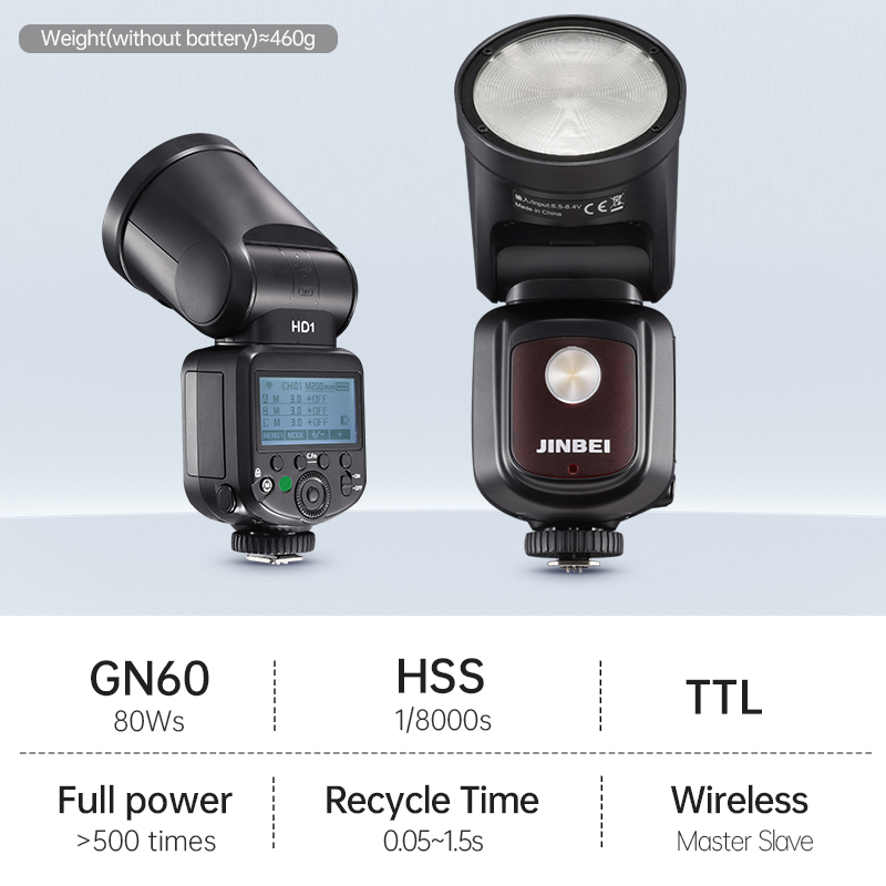 JINBEI HD-1Round-head HSS Spee - đánh giá và giá Photography Lighting Outdoor