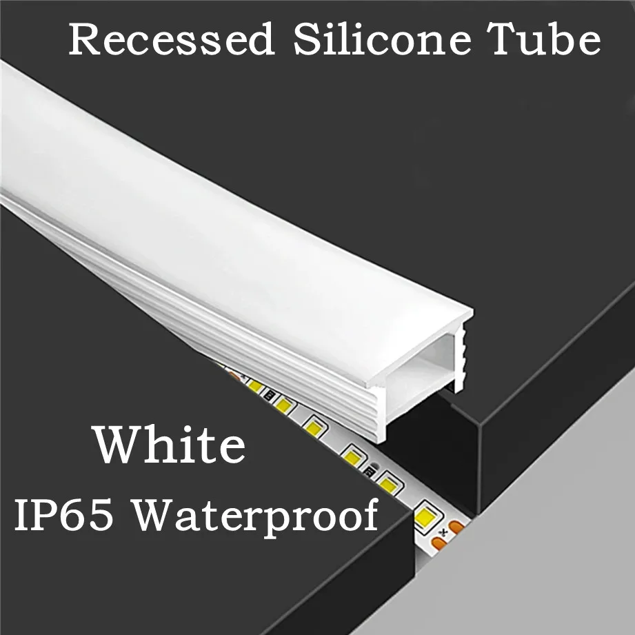 Recessed White Silicone Tube L - đánh giá và giá Diffusion Material Roll