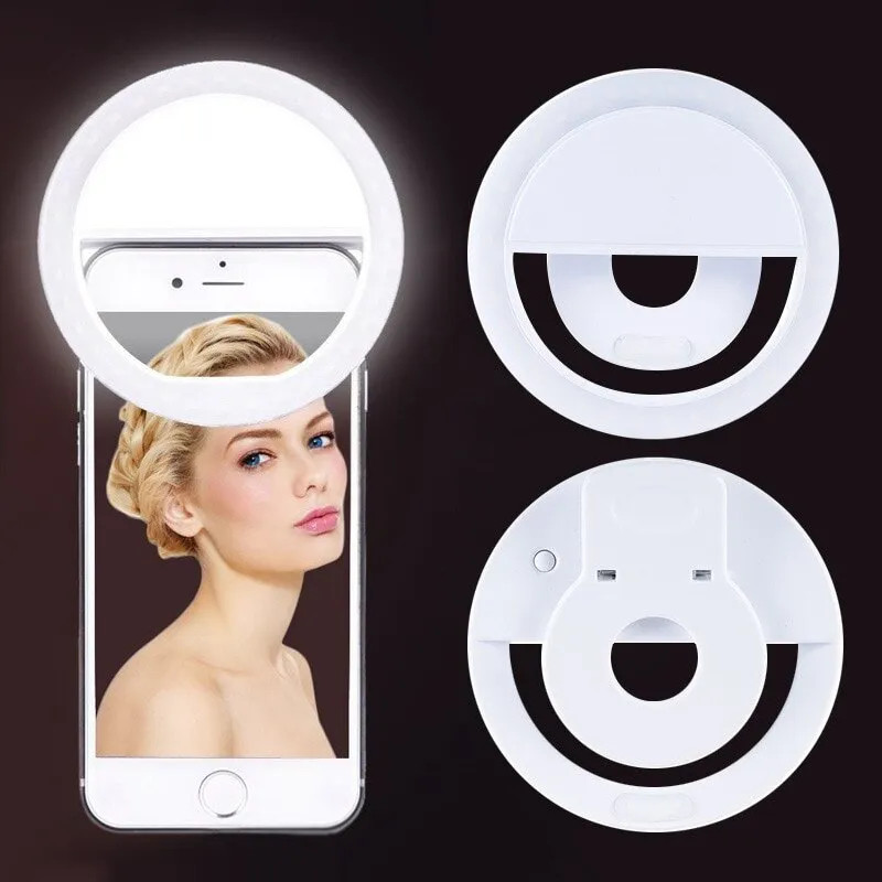 USB Rechargeable LED Selfie Ri - đánh giá và giá Photography Lighting Description