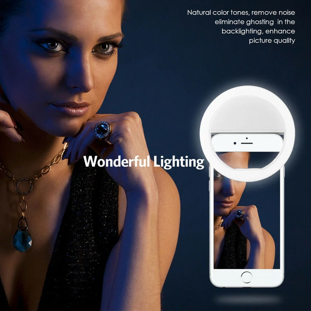 LED Selfie Fill Light USB Char - đánh giá và giá Photography And Lighting