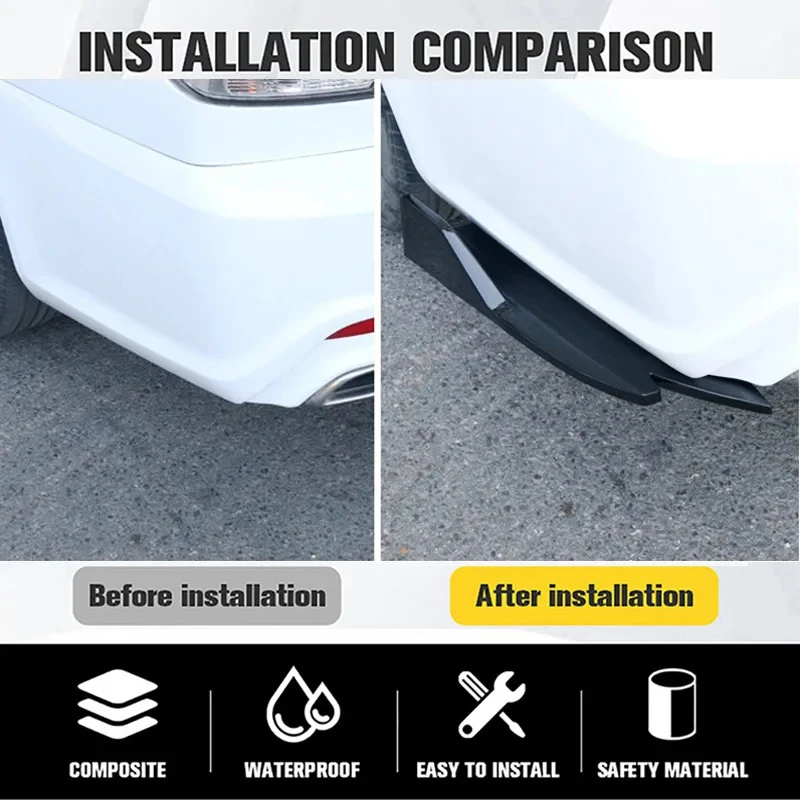 Pair Universal Car Rear Bumper - đánh giá và giá Diffusion Material Roll