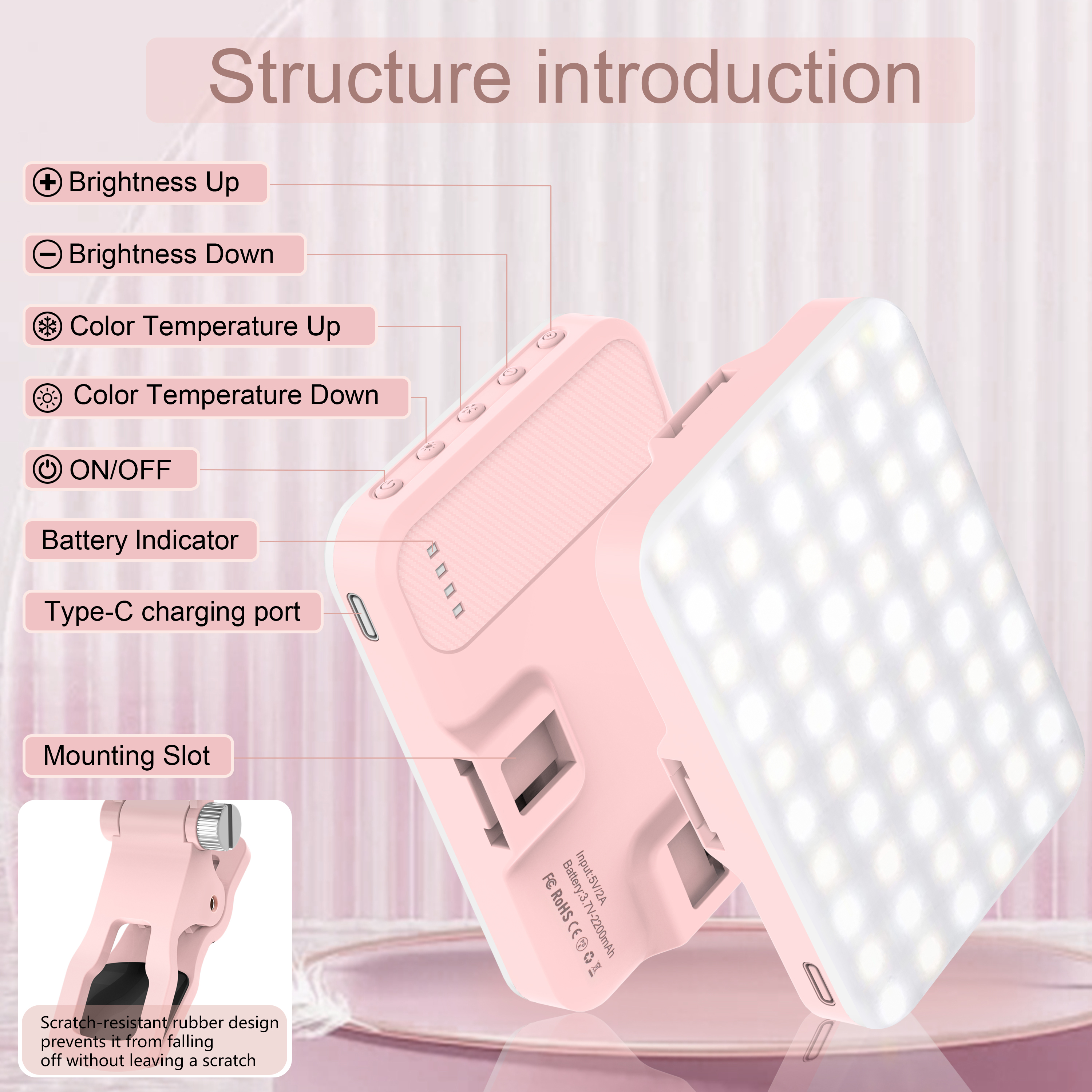 LED Selfie Light 60 High Power - đánh giá và giá Photography Lighting Product
