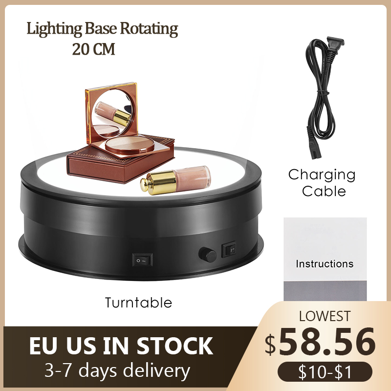 20 CM Lighting Base 360 Degree - đánh giá và giá Photography Lighting For Jewelry