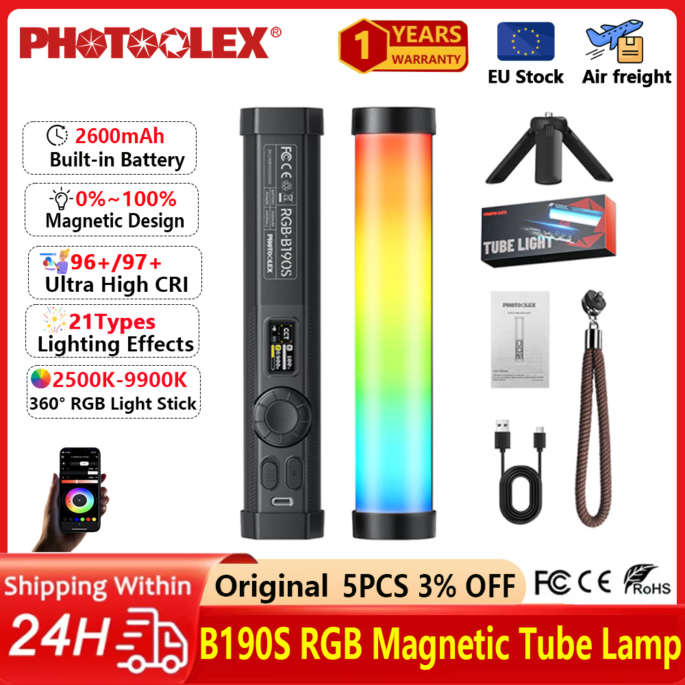 PHOTOOLEX RGB Video Light Hand - đánh giá và giá Photography Lighting Type