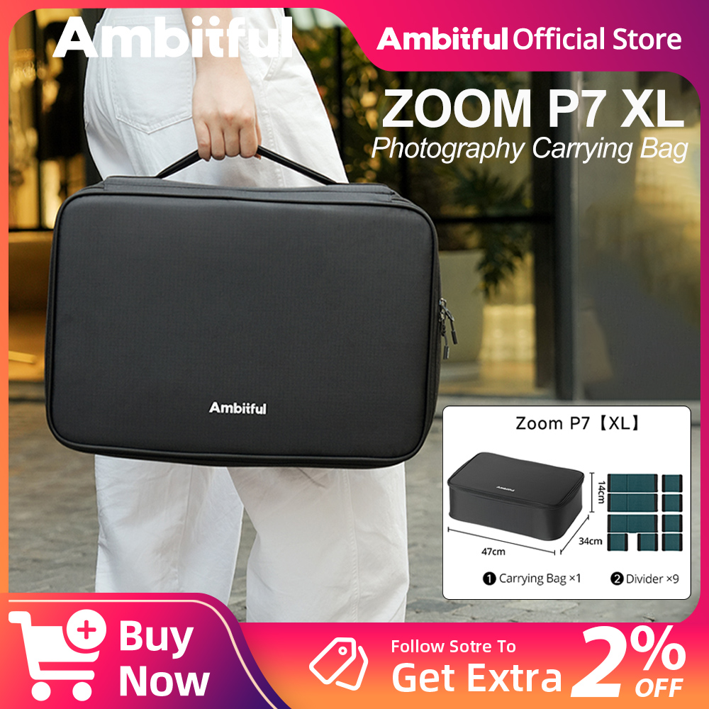 Ambitful ZOOM P7II XL Photogra - đánh giá và giá Photography Lighting Case