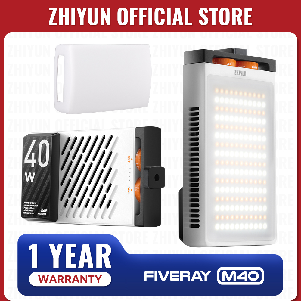 ZHIYUN Official FIVERAY M40 40 - đánh giá và giá Photography Lighting Indoor