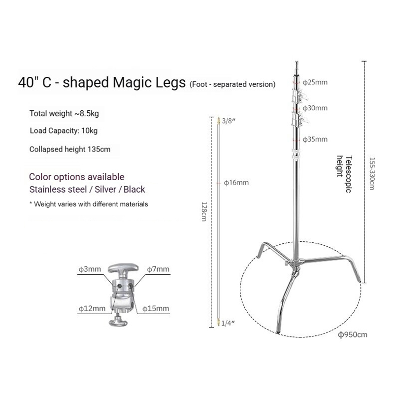 Pro Photography Magic Leg C St - đánh giá và giá Photography Lighting Type