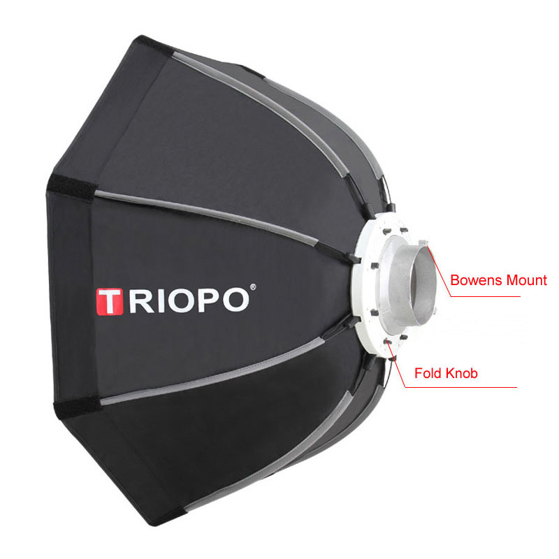Triopo K2 55cm 65cm 90cm 120cm - đánh giá và giá Beauty Dish 55Cm