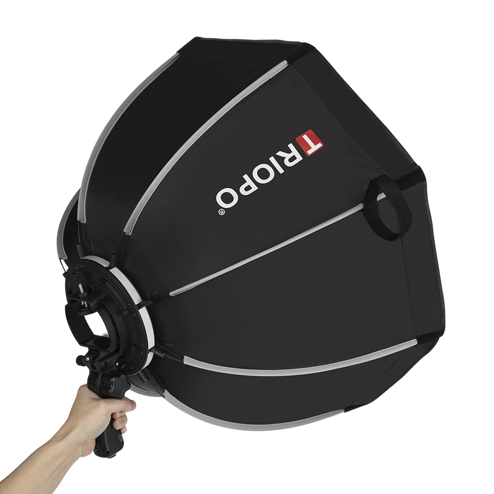 Triopo Handheld Bracket or Bow - đánh giá và giá Beauty Dish 55Cm