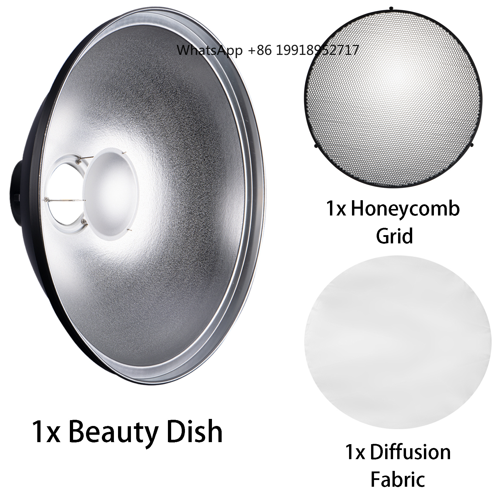 Selens Reflector Beauty Dish 3 - đánh giá và giá Beauty Dish 55Cm