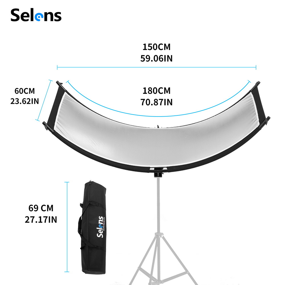 Selens Curved Light Studio U-t - đánh giá và giá Photography Lighting Type