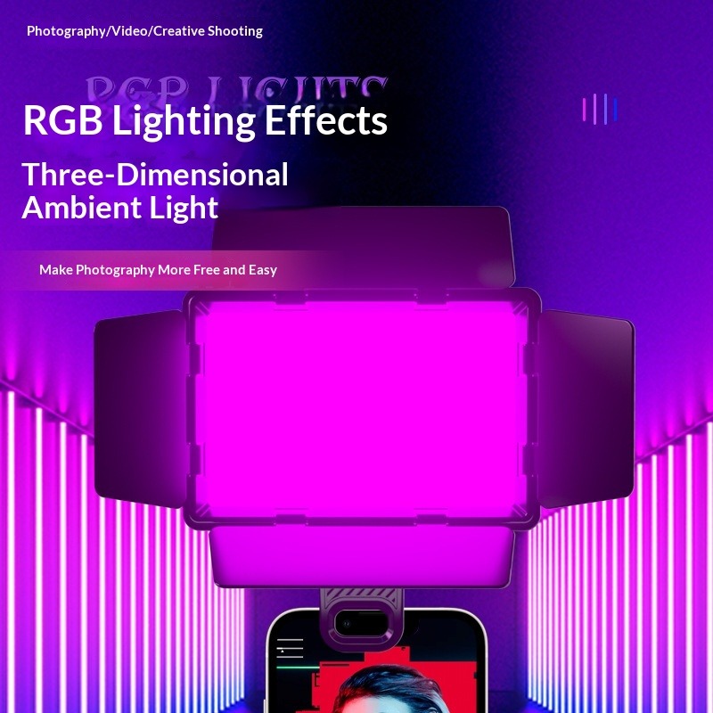 Four-page diffuser RGB fill li - đánh giá và giá Photography Lighting Outdoor