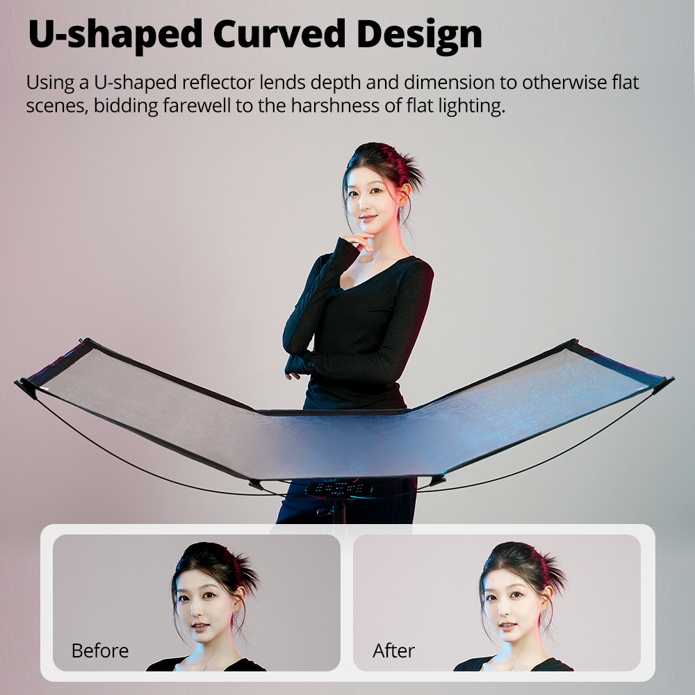 AMBITFUL 3in1 U-Type Light Dif - đánh giá và giá Photography Lighting Type