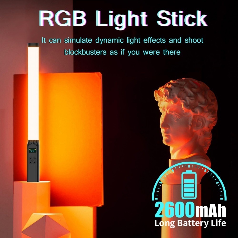 50CM RGB Stick Light Wand Ligh - đánh giá và giá Photography Lighting Type