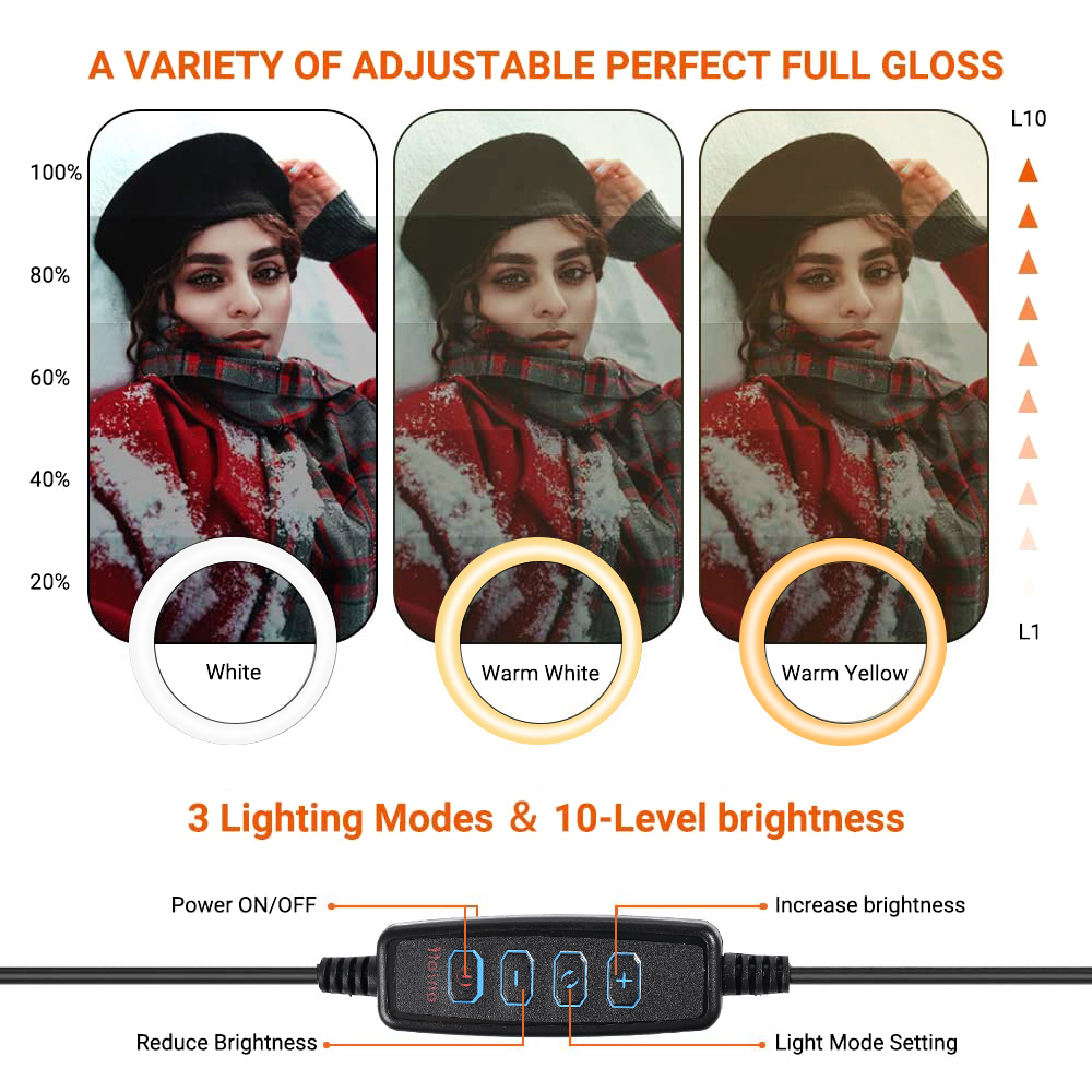 26cm 10 inch Led Ring Selfie L - đánh giá và giá Photography Lighting Description