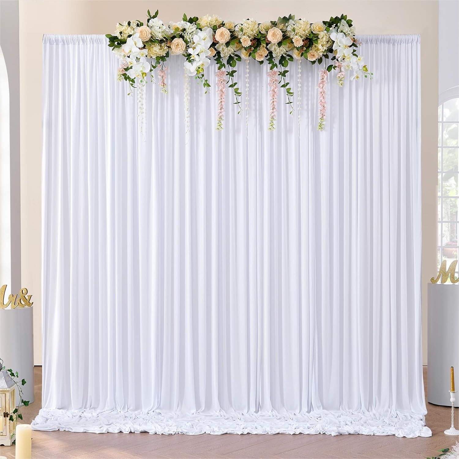 White Backdrop Curtains 10x10  - đánh giá và giá Photography And Lighting