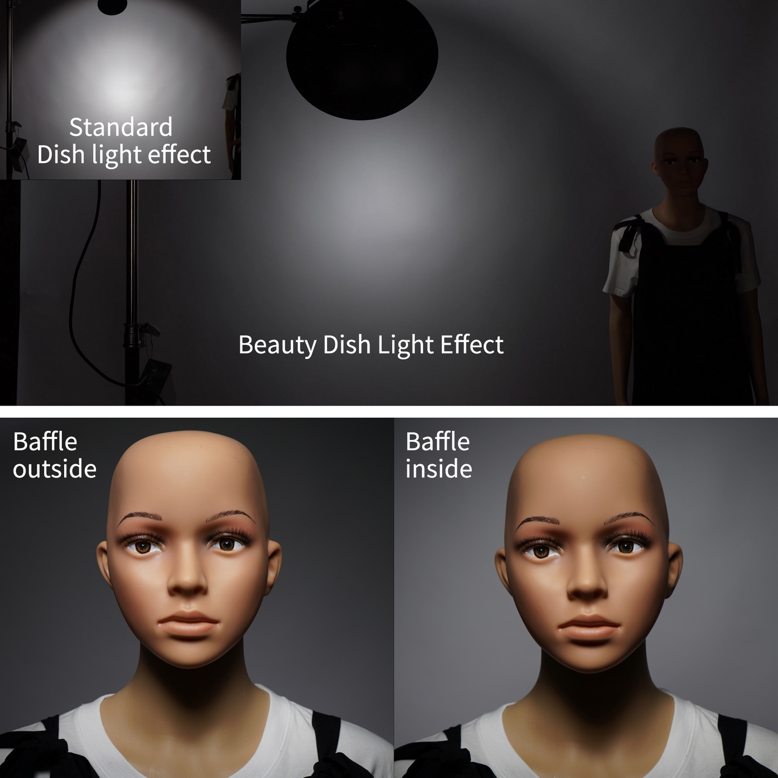 Selens 55cm Beauty Dish Reflec - đánh giá và giá Beauty Dish 55Cm