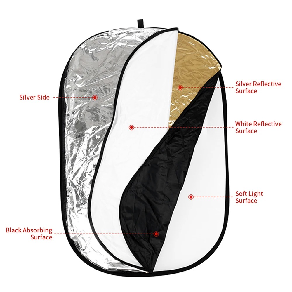 60/80/110CM 5-in-1 Collapsible - đánh giá và giá Photography Lighting Outdoor