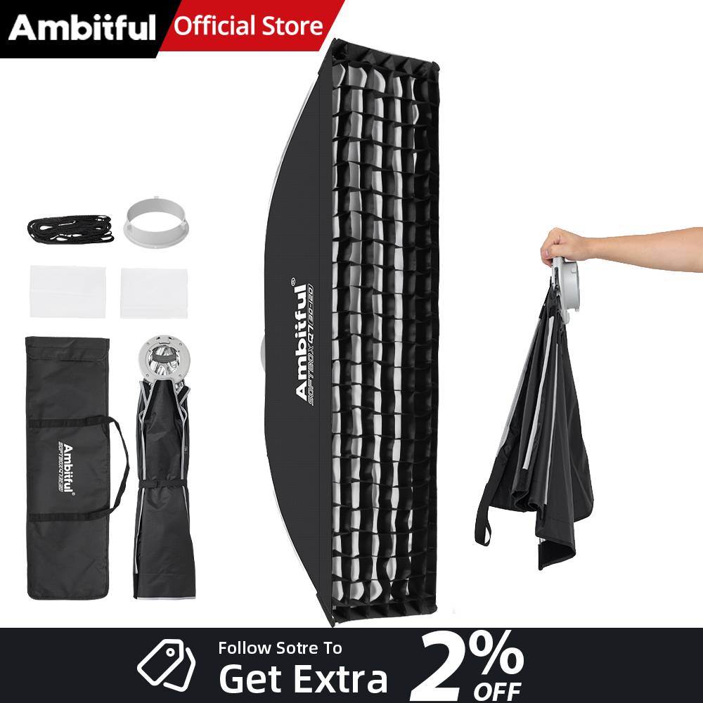 AMBITFUL Q7-II 30*120cm Bowens - đánh giá và giá Photography Lighting Box