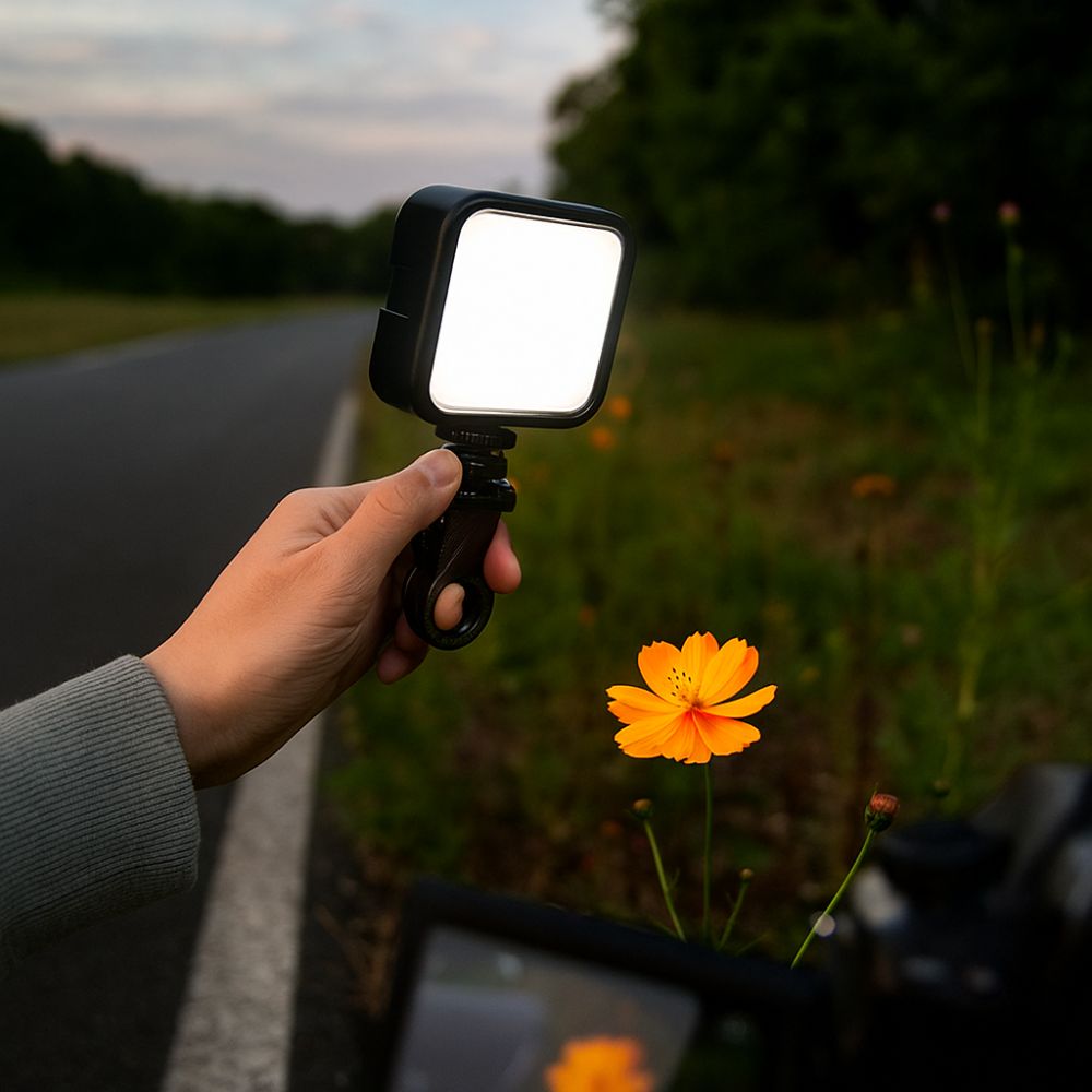 Mini Portable Selfie Fill Ligh - đánh giá và giá Photography Lighting Outdoor