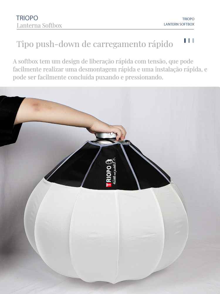 TRIOPO Lantern Softboxes  55/6 - đánh giá và giá Photography Lighting Softbox
