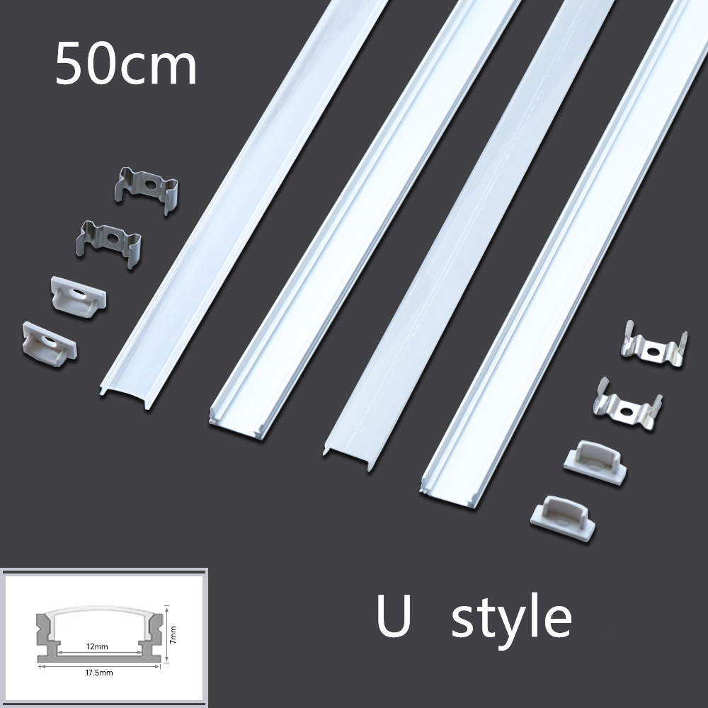 LED 50cm Aluminium Channel for - đánh giá và giá Diffusion Material Roll