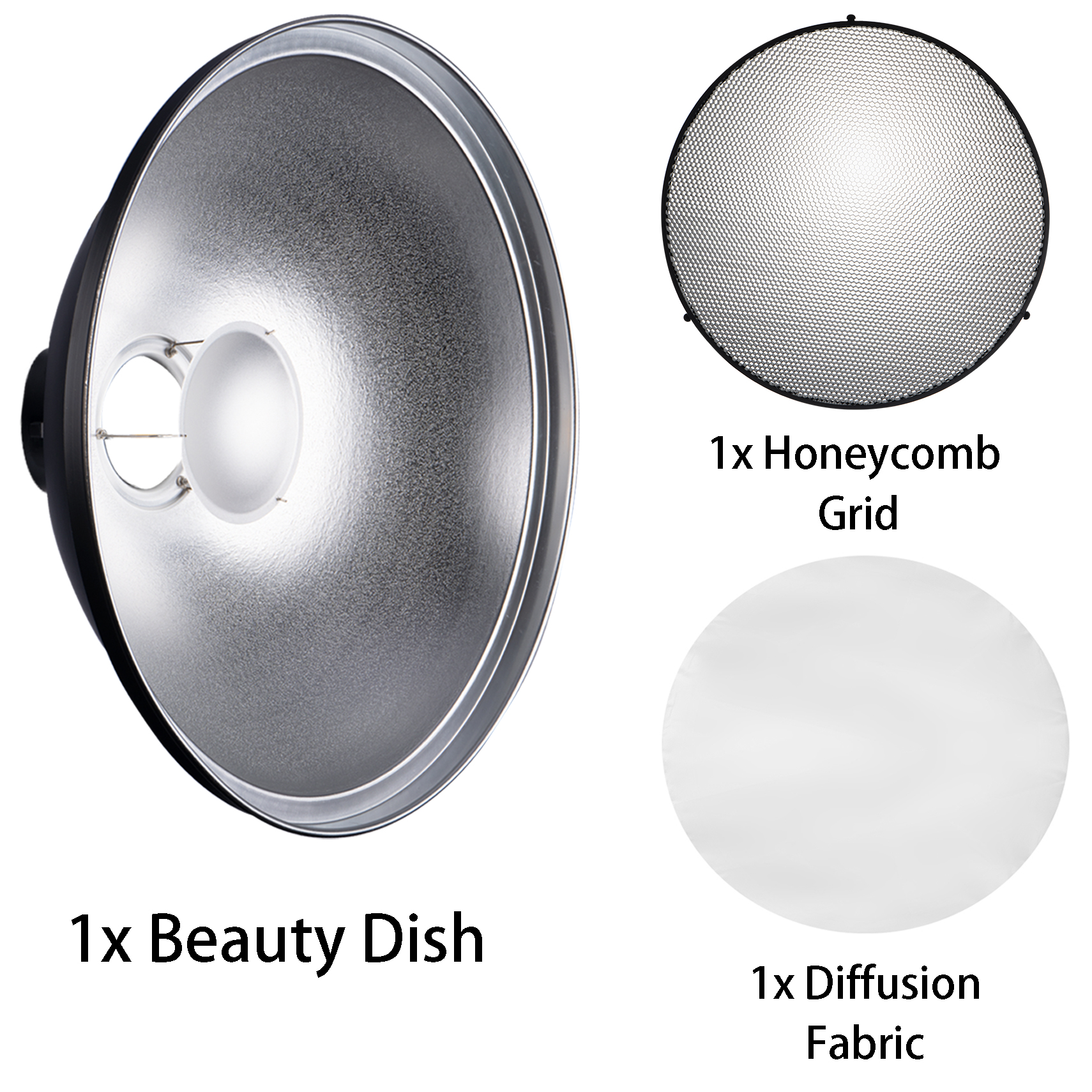 Selens Reflector Beauty Dish 3 - đánh giá và giá Beauty Dish 55Cm