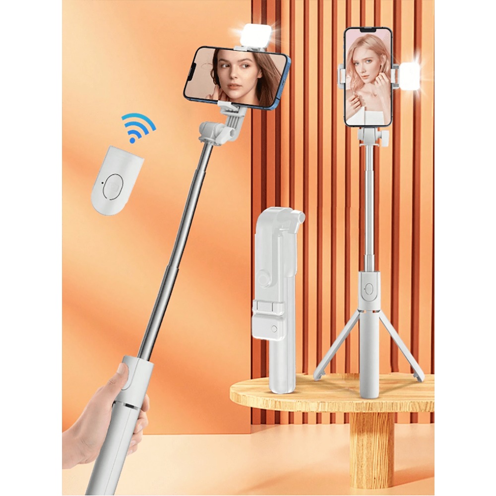 1pc Portable Selfie Stick With - đánh giá và giá Photography And Lighting