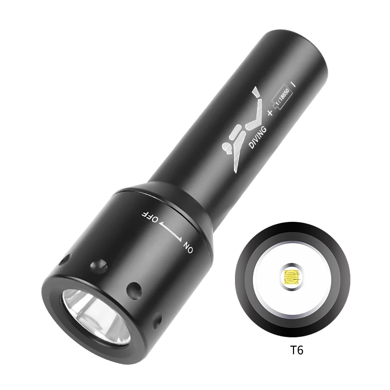 New T6 LED Diving Torch Long-R - đánh giá và giá Photography And Lighting
