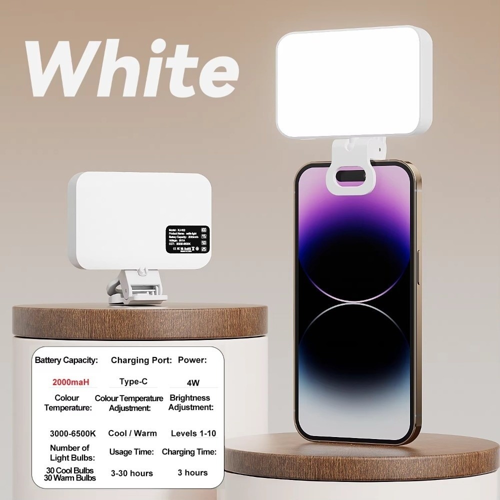 800/1000mAh LED Selfie Light U - đánh giá và giá Photography Lighting Description