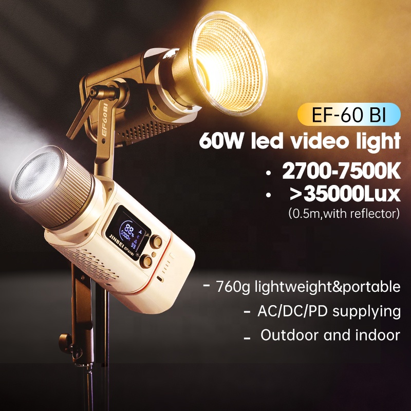 JINBEI EF-60BI 60w Photography - đánh giá và giá Photography Lighting Outdoor