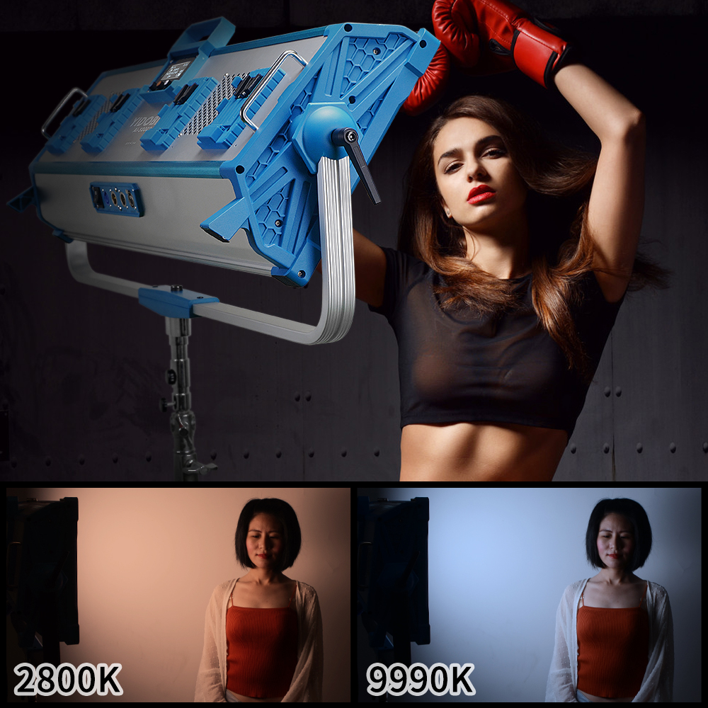 RGBW full color 500W aluminum  - đánh giá và giá Photography Lighting Ai