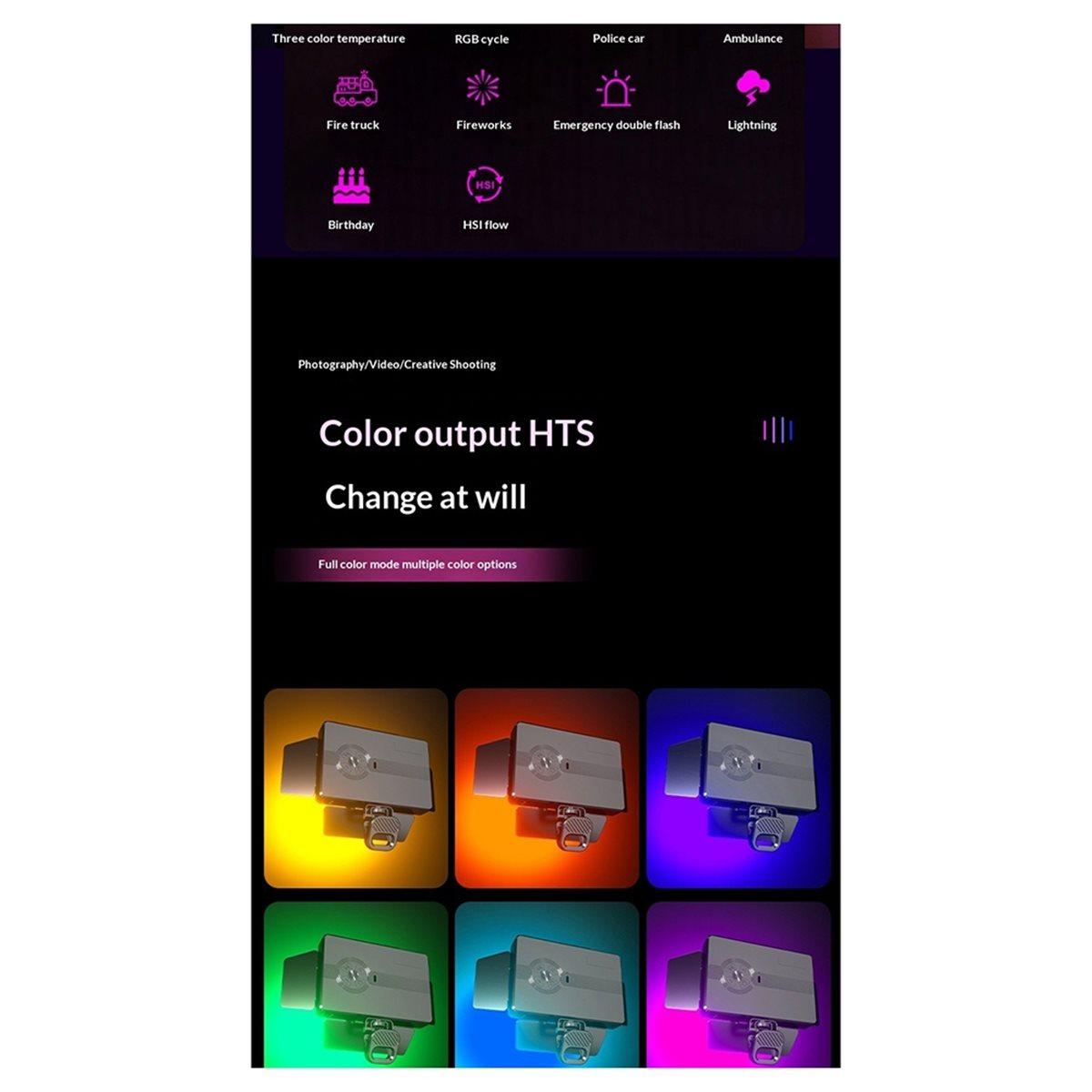 A10R Four-Page Diffuser RGB Fi - đánh giá và giá Photography Lighting Outdoor