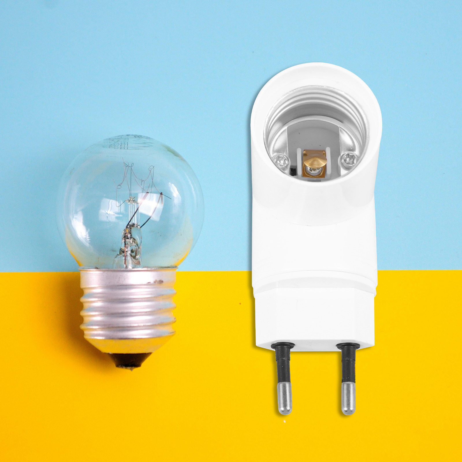 2pcs Eu Plug To E27 Light Sock - đánh giá và giá Photography Lighting Workshops